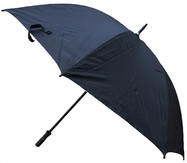 (12/Case) 60" Manual Open Fiberglass Shaft Golf Rain Umbrellas