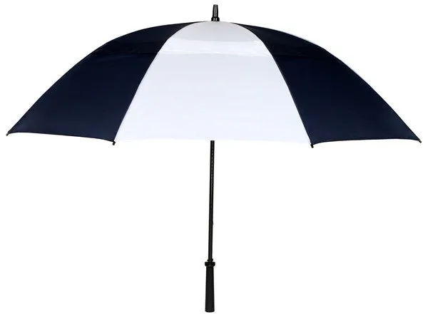 (12/Case) 60" Manual Open Fiberglass Shaft Golf Rain Umbrellas