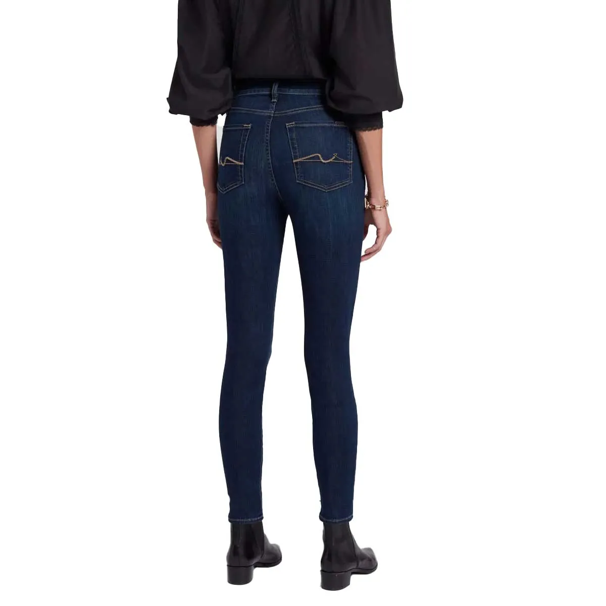 7 For All Mankind Women's High Waist Ankle Skinny Jeans - Dian