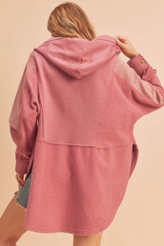 Aemi   Co Dove Hooded Pullover