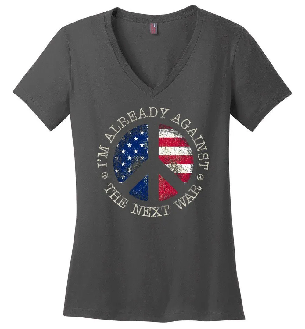 Against The Next War V-neck