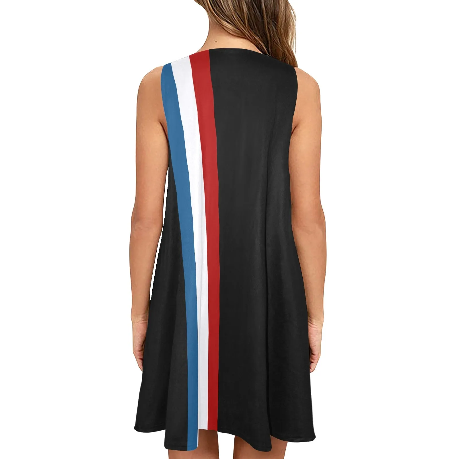 Americana Sleeveless A-Line Pocket Dress