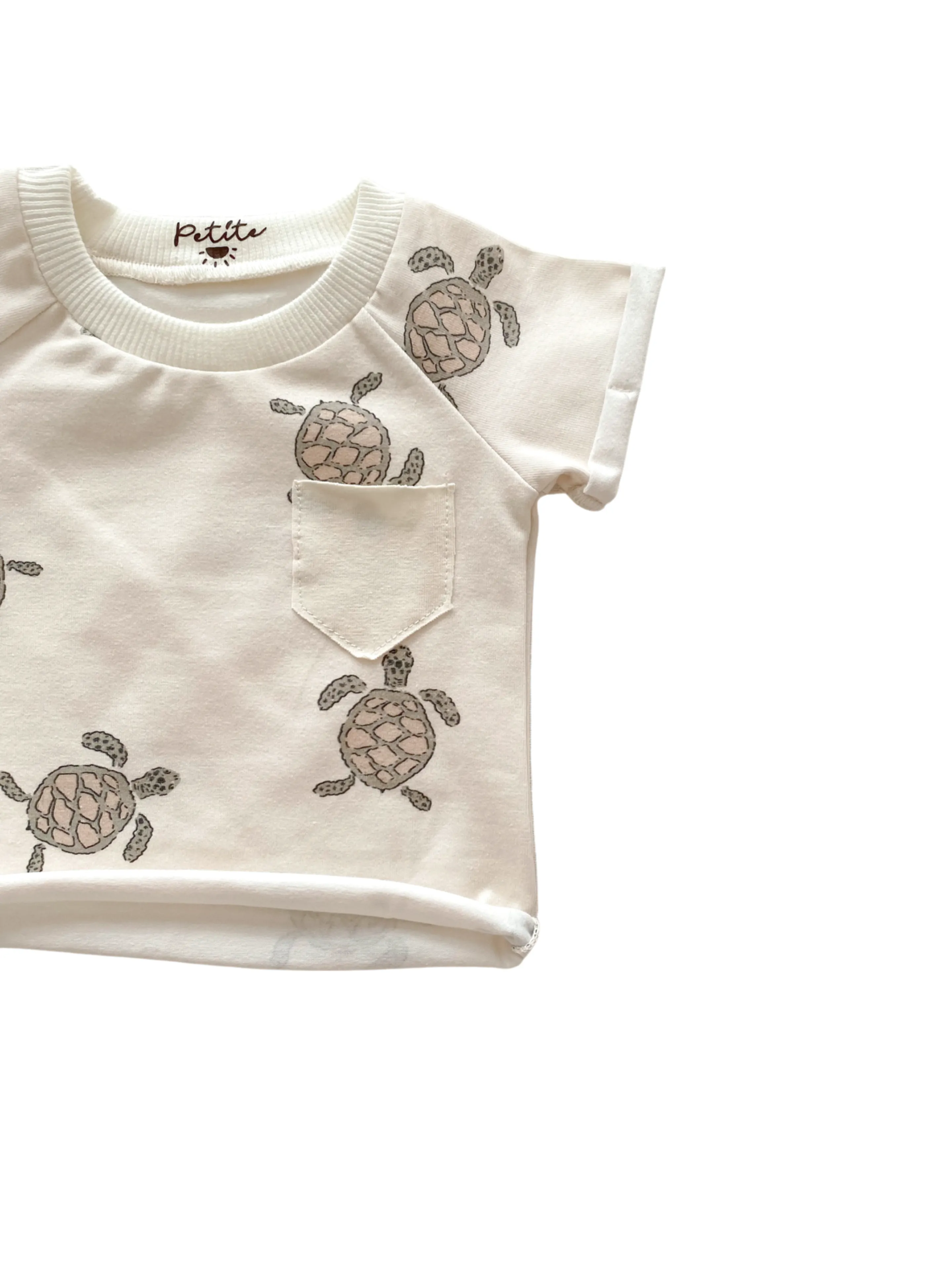 Baby jersey t-shirt / turtles
