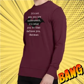 Batman 2377 Bloodstone Red Sweatshirt