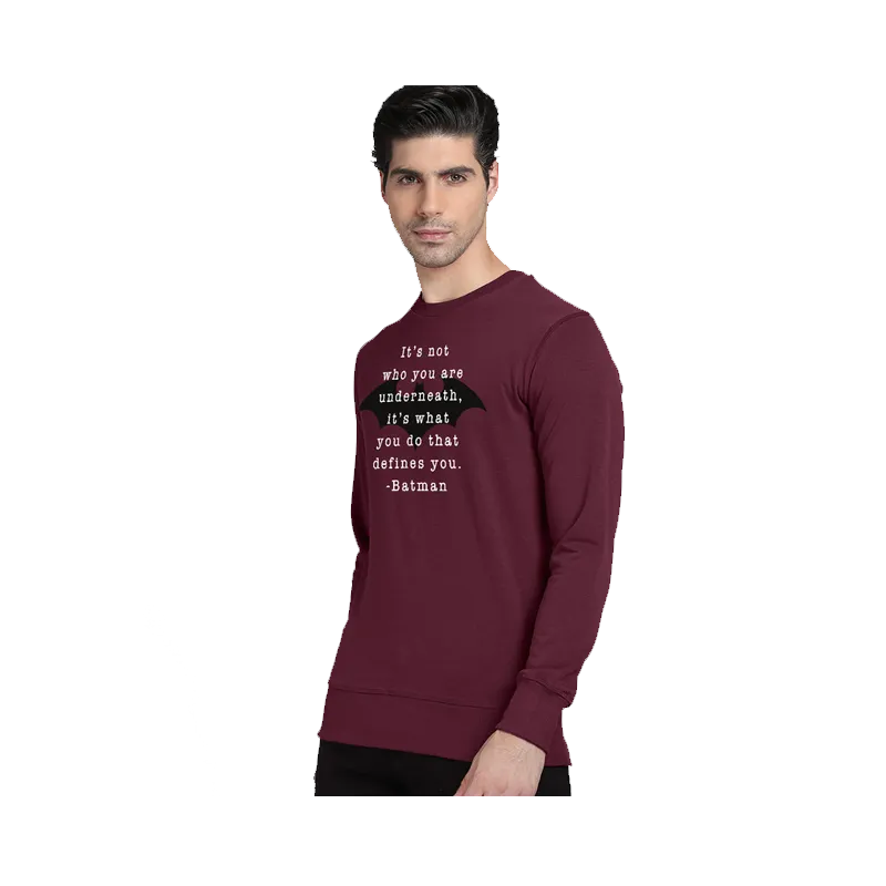 Batman 2377 Bloodstone Red Sweatshirt