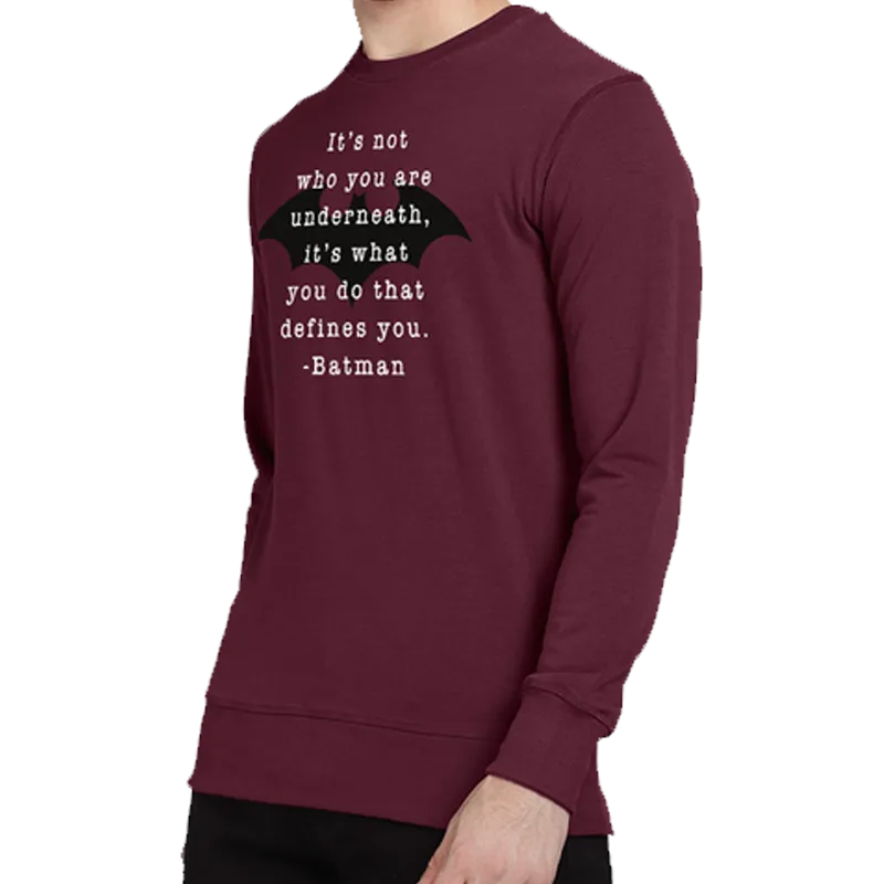 Batman 2377 Bloodstone Red Sweatshirt