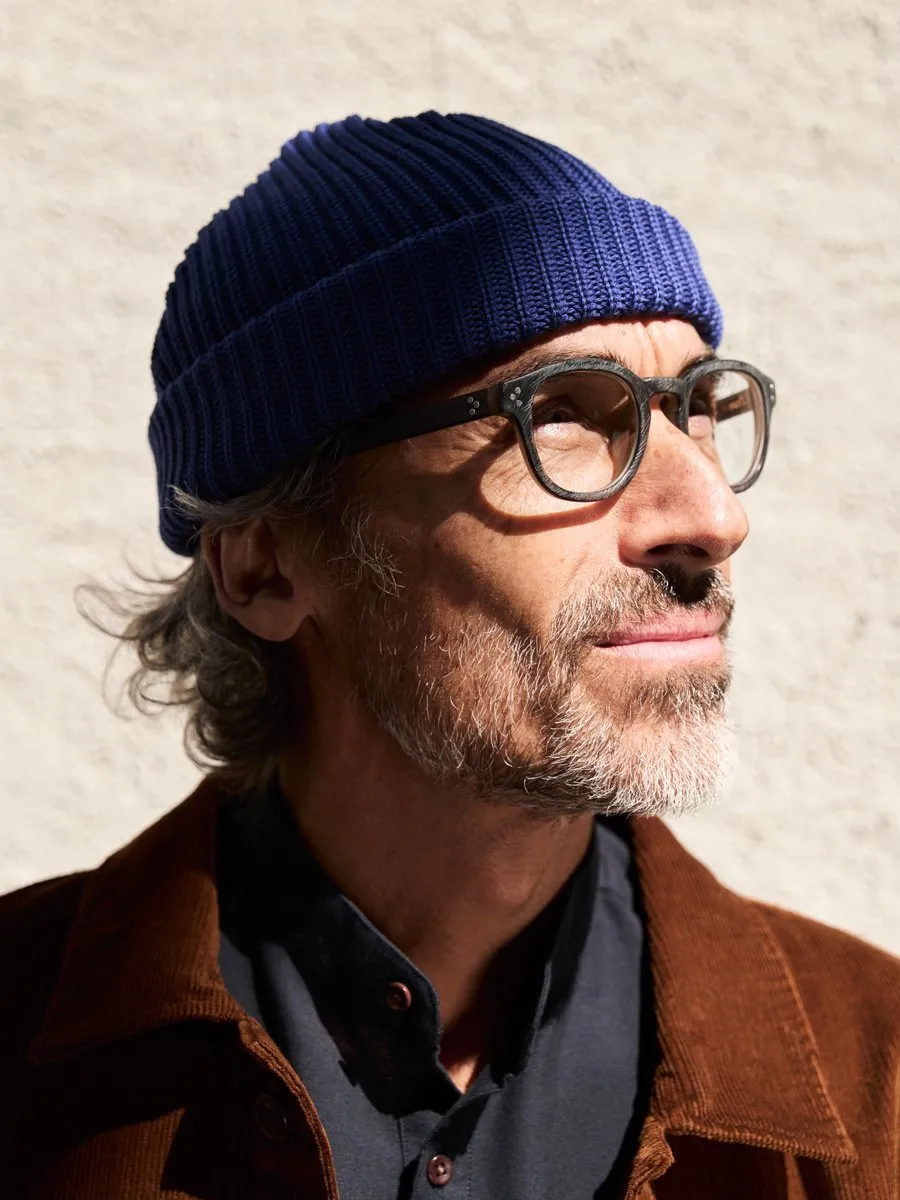 Beanie Merino Wool Blue