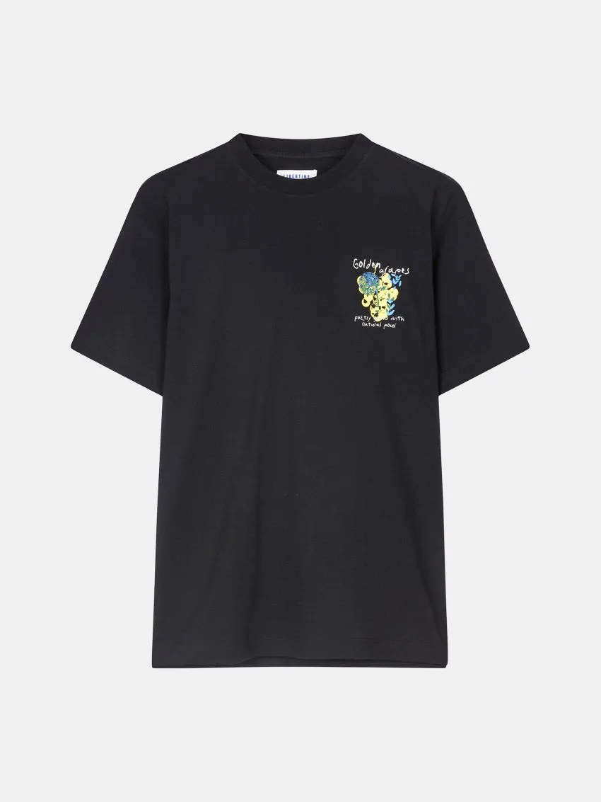 Beat Golden Grape Tee Black