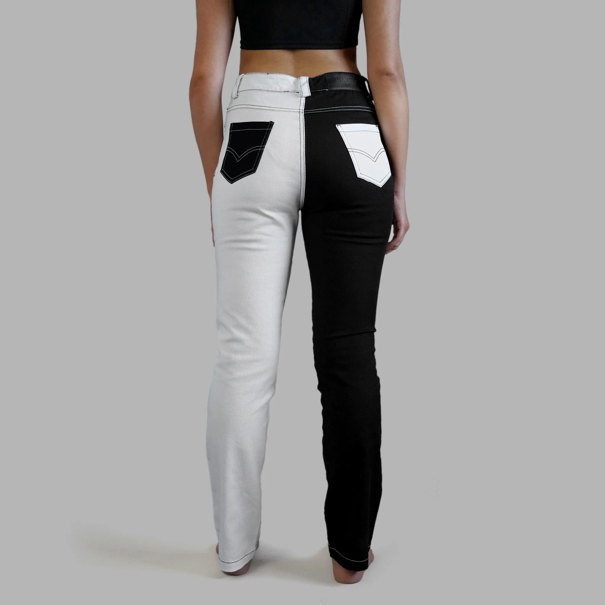 'Blvck x Whte' Jeans