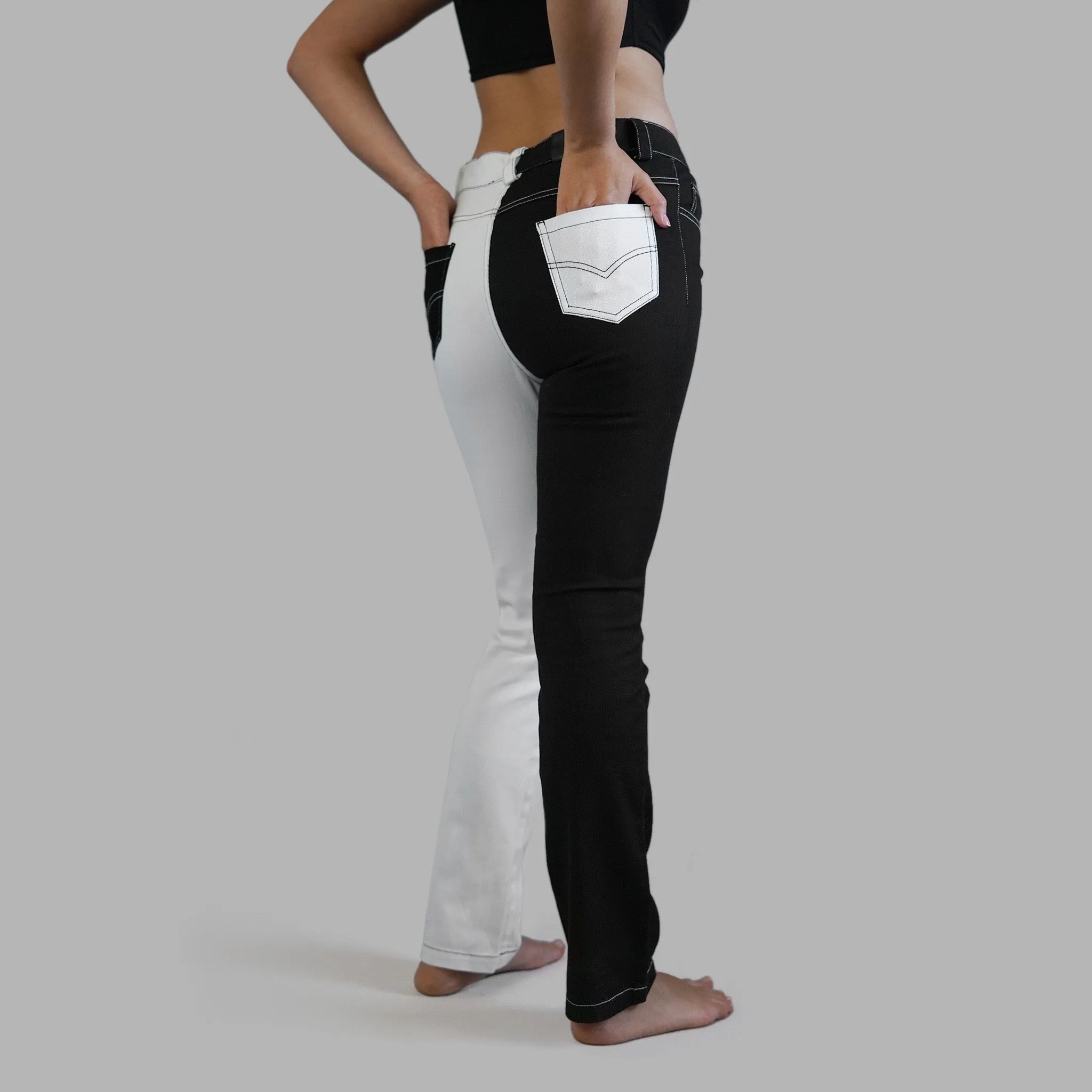 'Blvck x Whte' Jeans