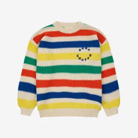 Bobo Choses Multicolor Stripes Jumper