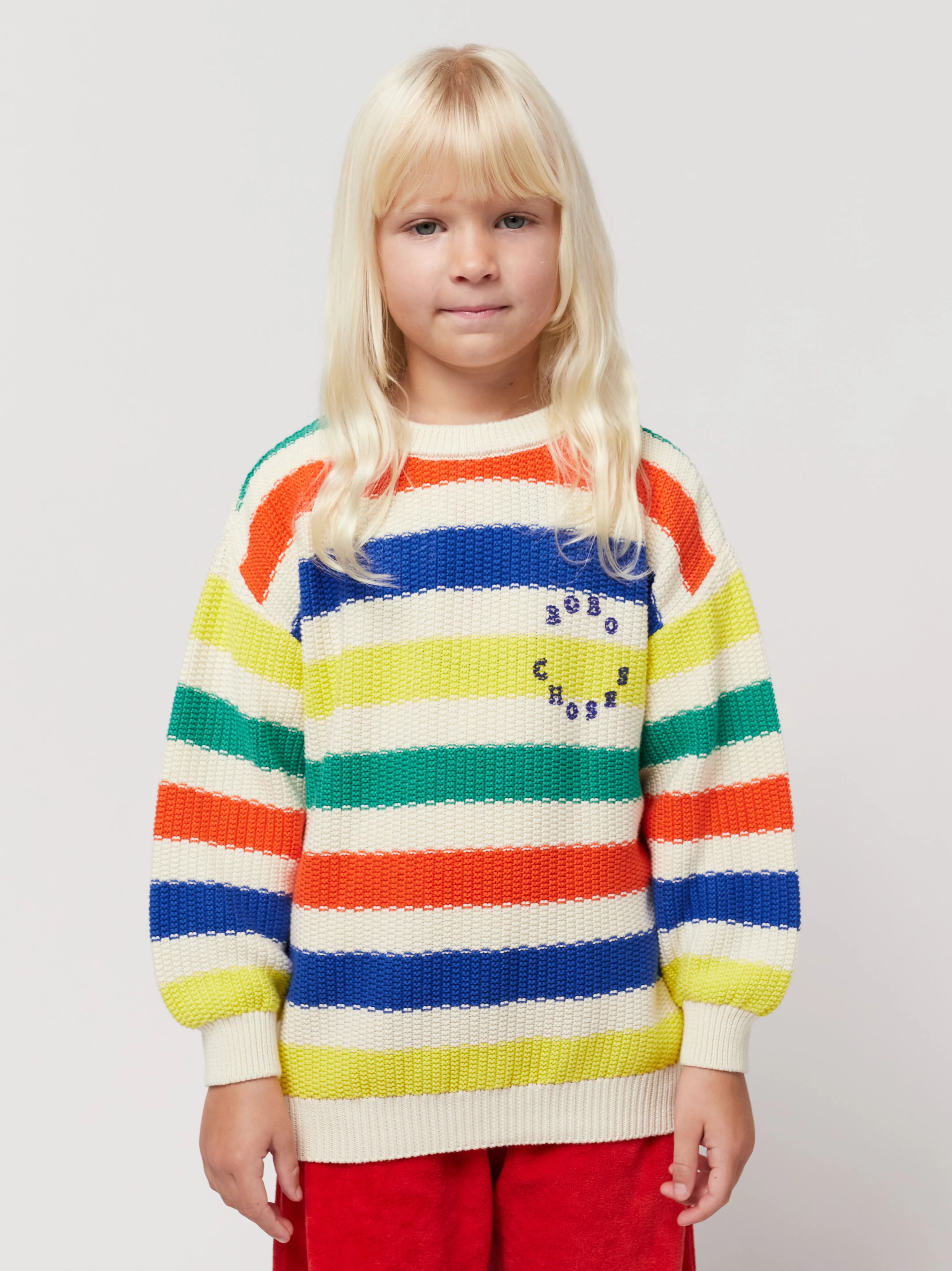 Bobo Choses Multicolor Stripes Jumper