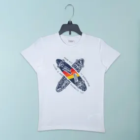 C1549 TA To Everywhare Future is Mine White T-Shirt
