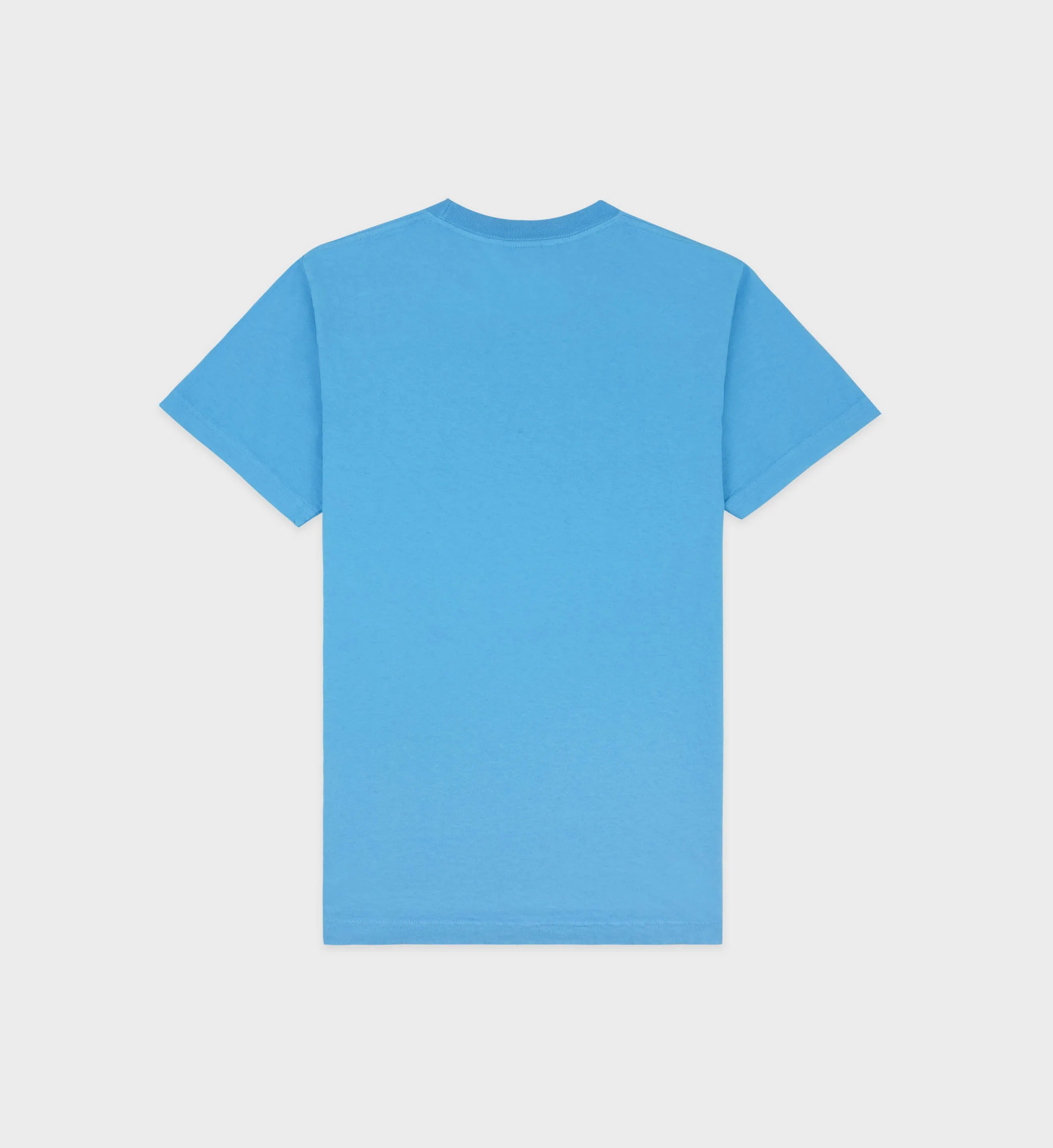 California T-Shirt - Malibu Blue/Gold