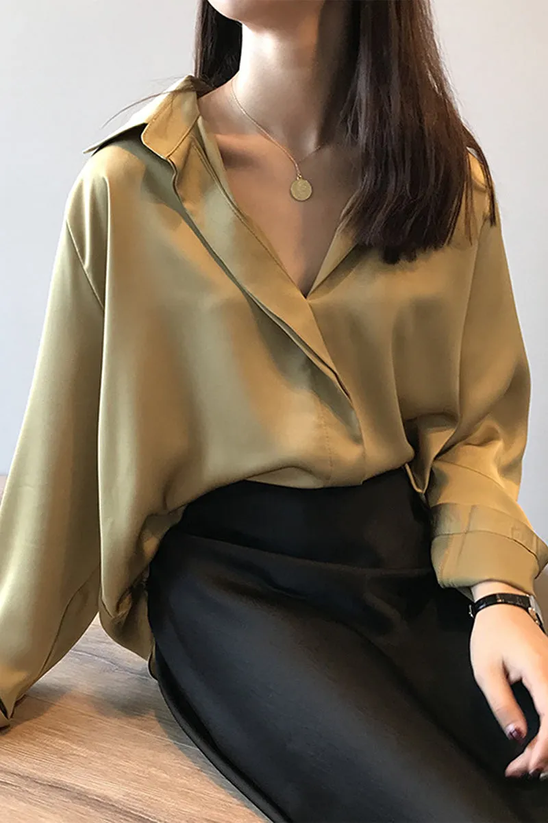 Camisola Manga Longa Cetim