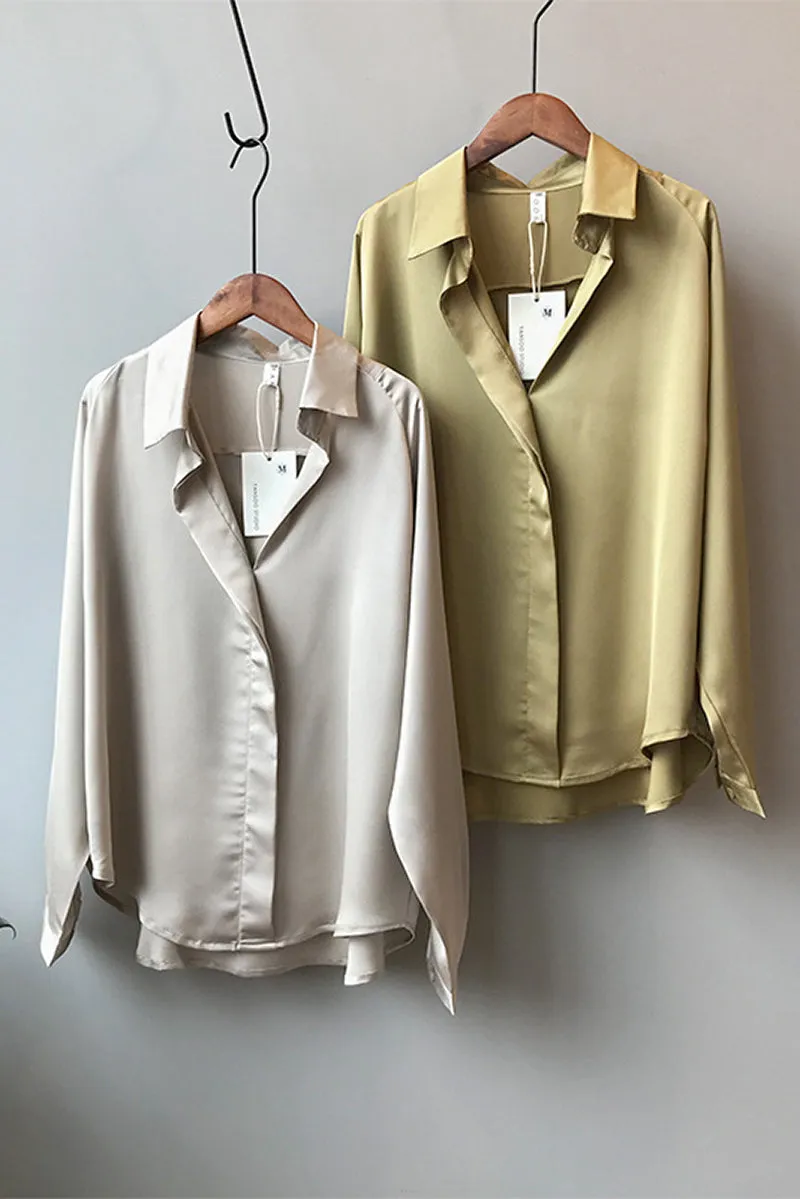 Camisola Manga Longa Cetim