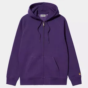 Carhartt WIP - Hooded Chase Jacket - Tyrian / Gold