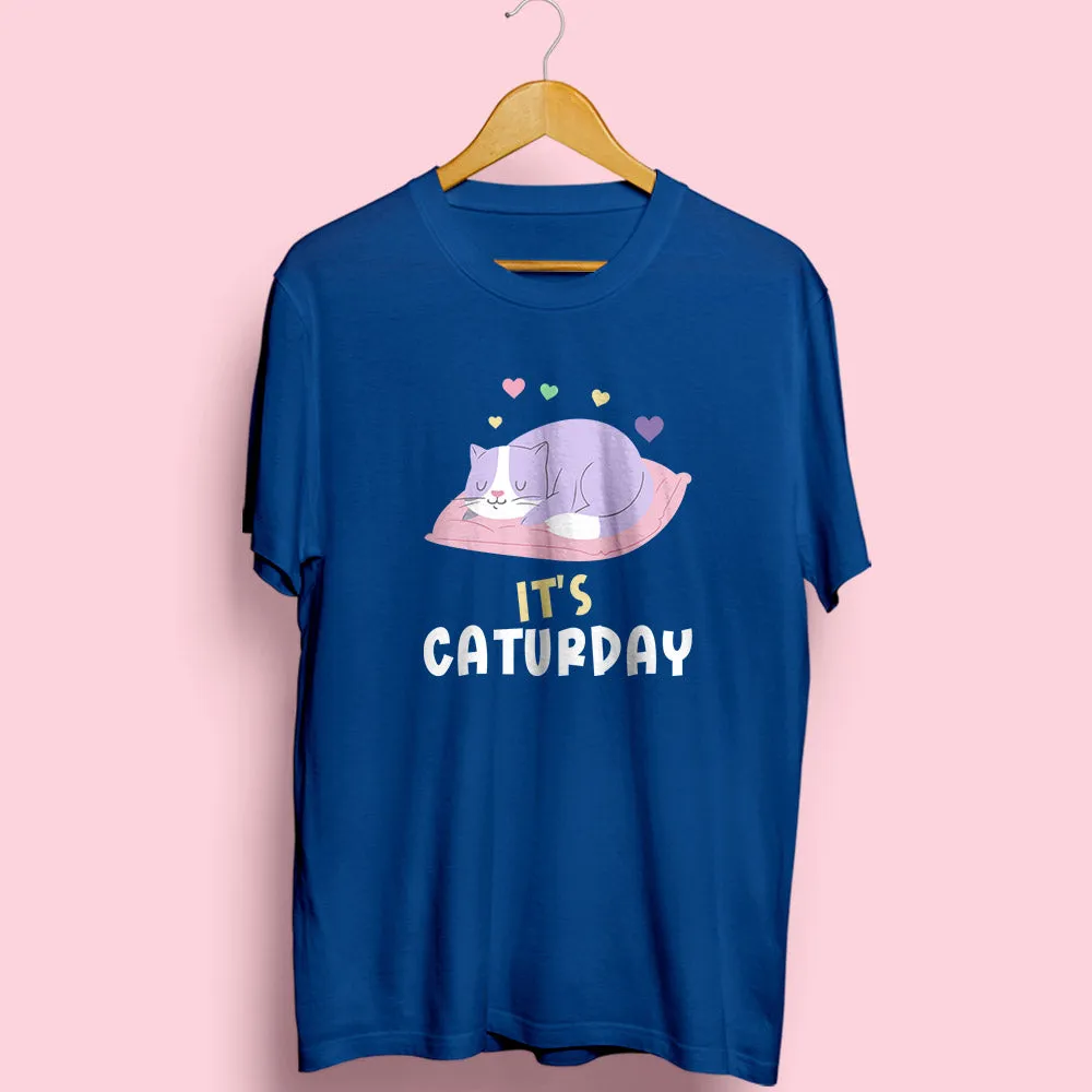 Caturday Half Sleeve T-Shirt