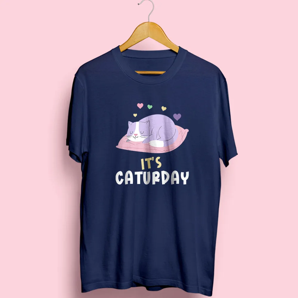 Caturday Half Sleeve T-Shirt