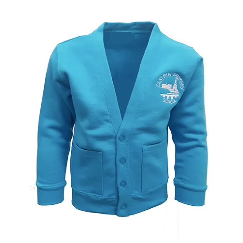 Cestria Primary School Hawaiian Blue Cardigan