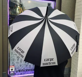 Charcoal Carpe Noctem Umbrella