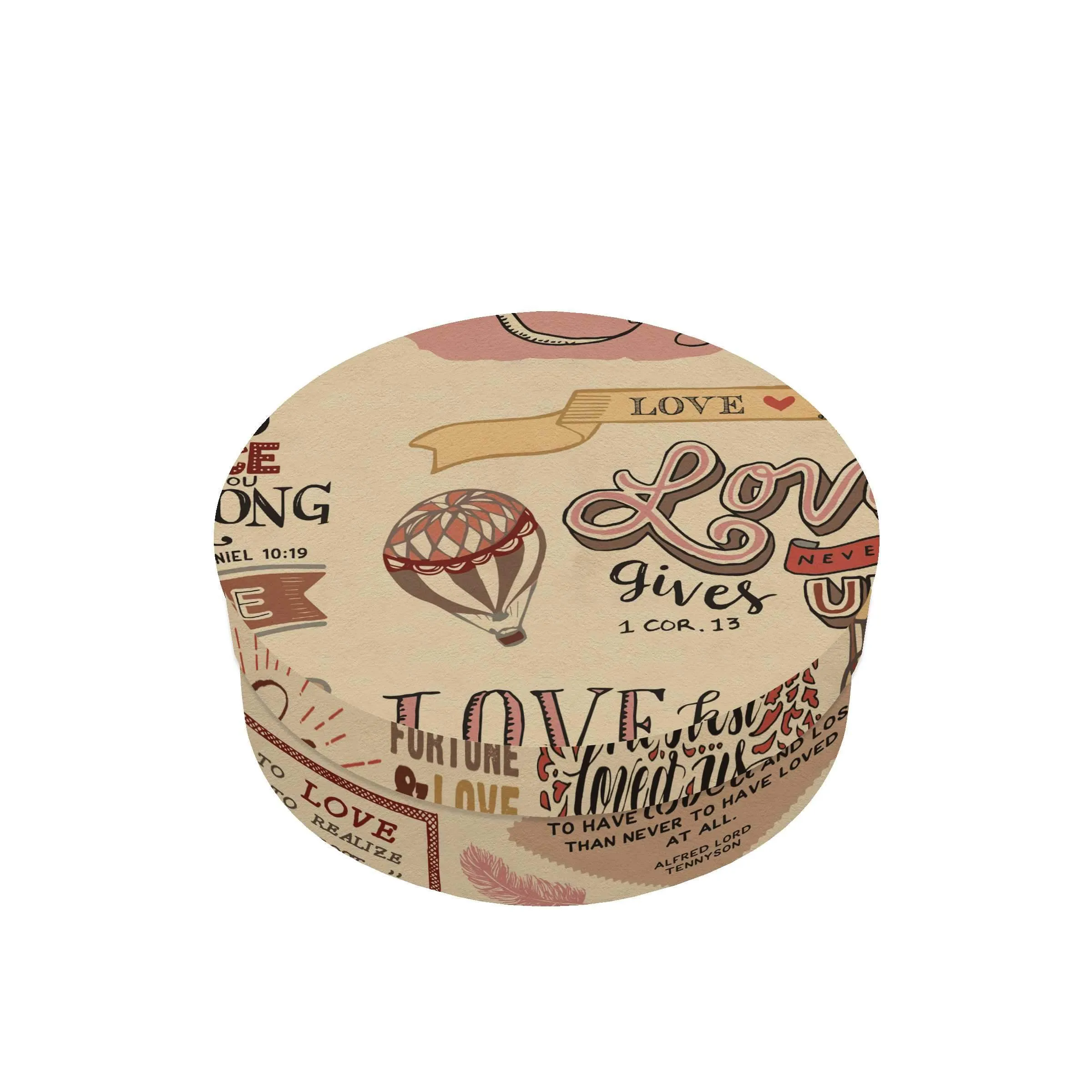 Circle Gift Box: 4" x 1.5"