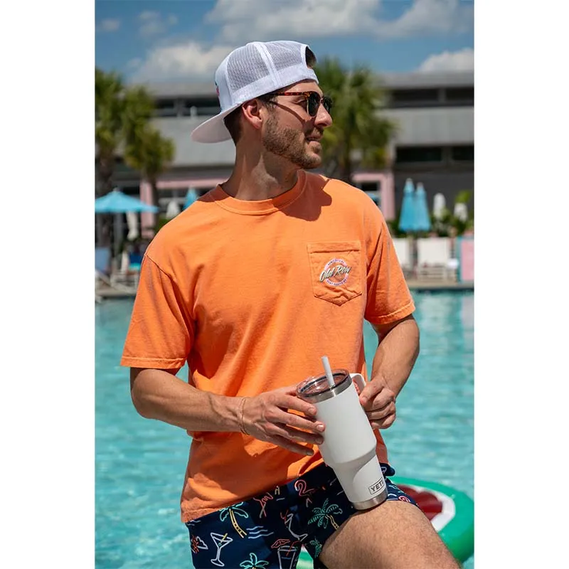 Circle Logo Melon Short Sleeve T-Shirt