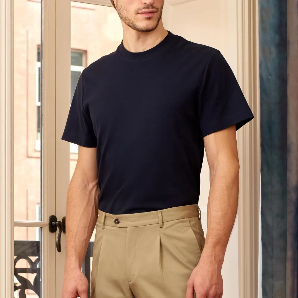 Classic T-Shirt | Premium Italian Cotton | Navy