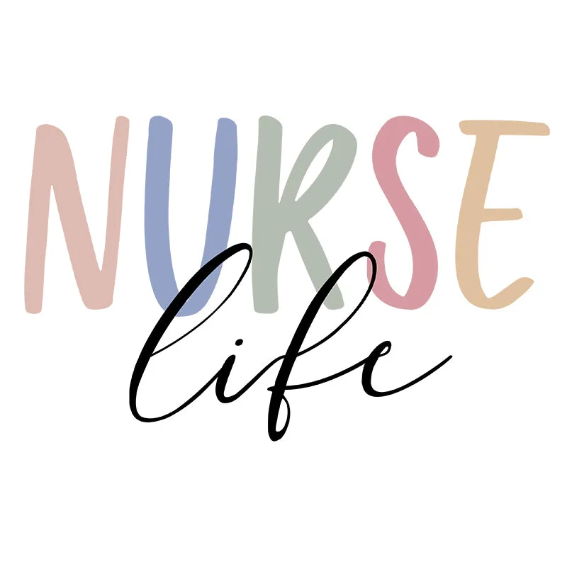 Crewneck Sweatshirt |  Nurse Life Multi colors