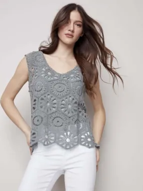 Crochet V-Neck