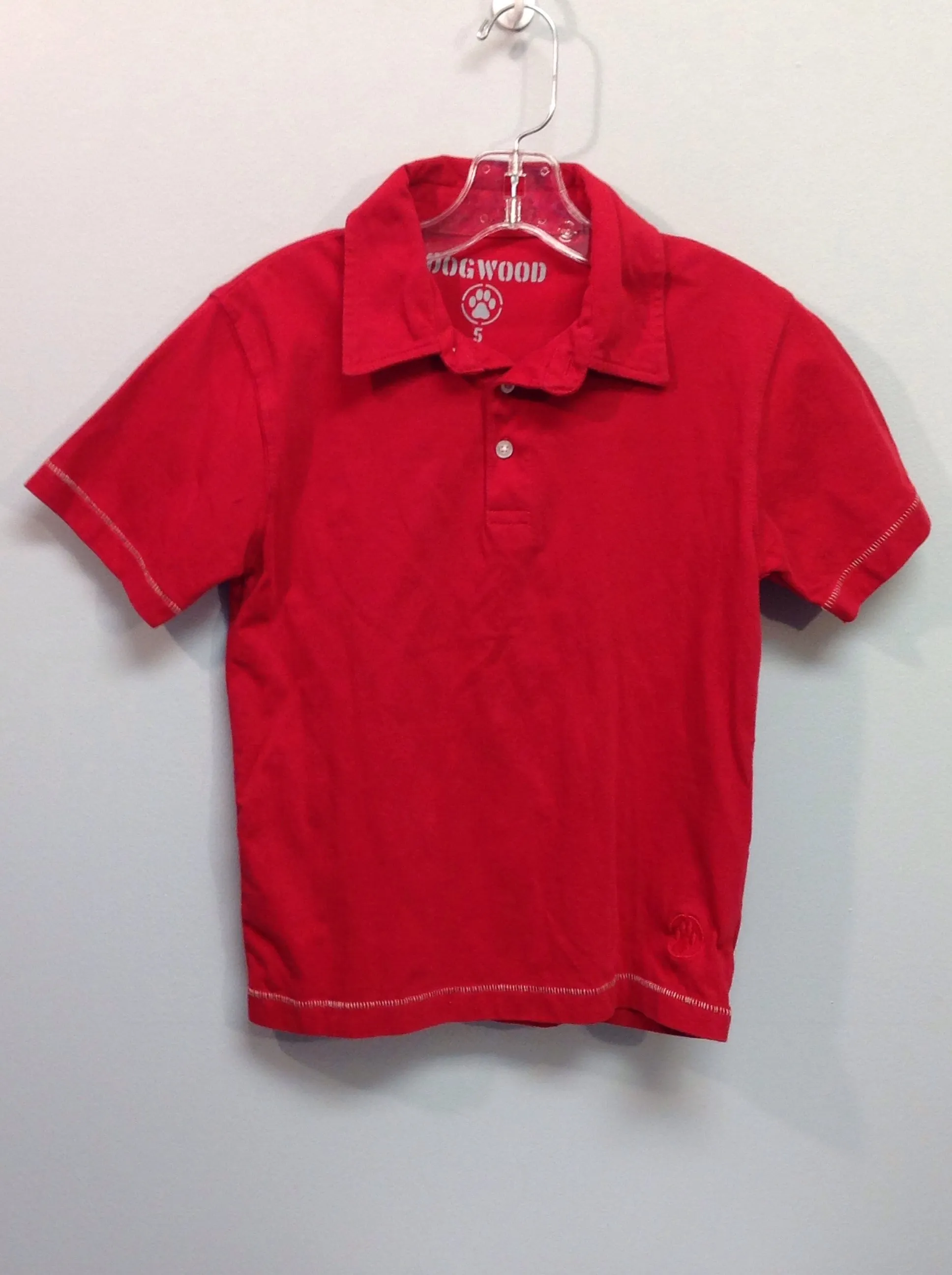 Dogwood Size 5 Red Cotton Boys Shirts & Polos