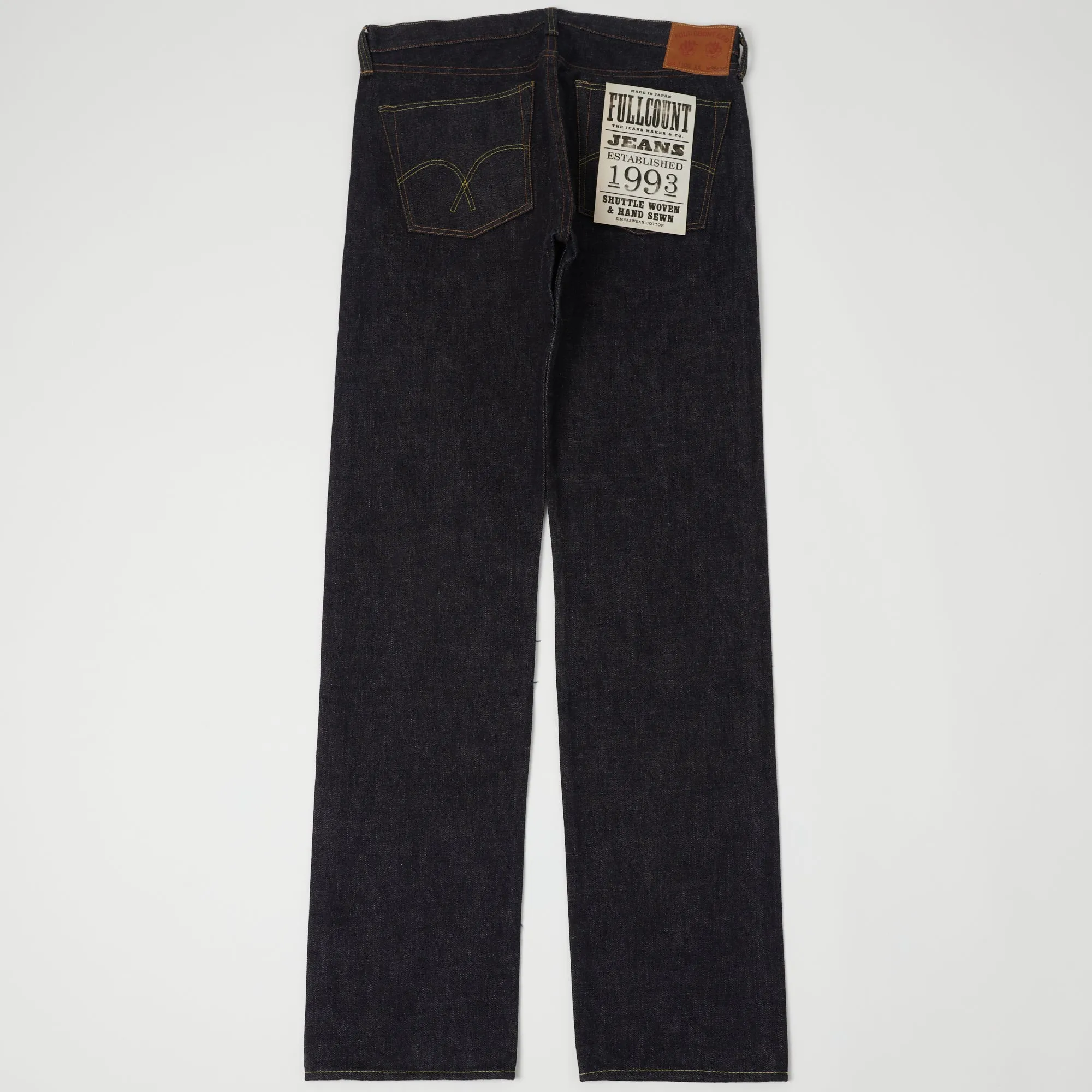 Full Count 1108XX 15.5oz Regular Straight Jean - Raw