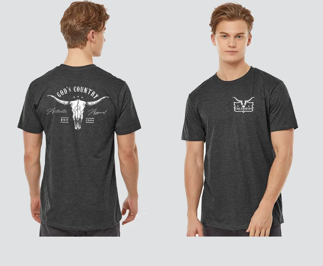 God's Country Longhorn T-Shirt