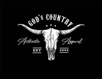 God's Country Longhorn T-Shirt