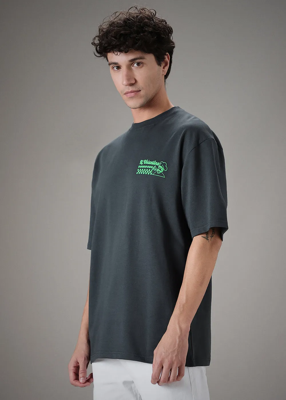Graphic Novel Black Oversized T-shirt