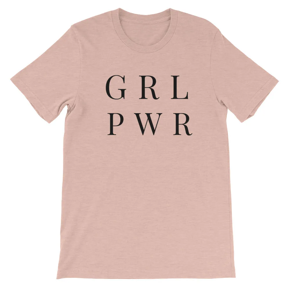 GRL PWR Short Sleeve Unisex T Shirt