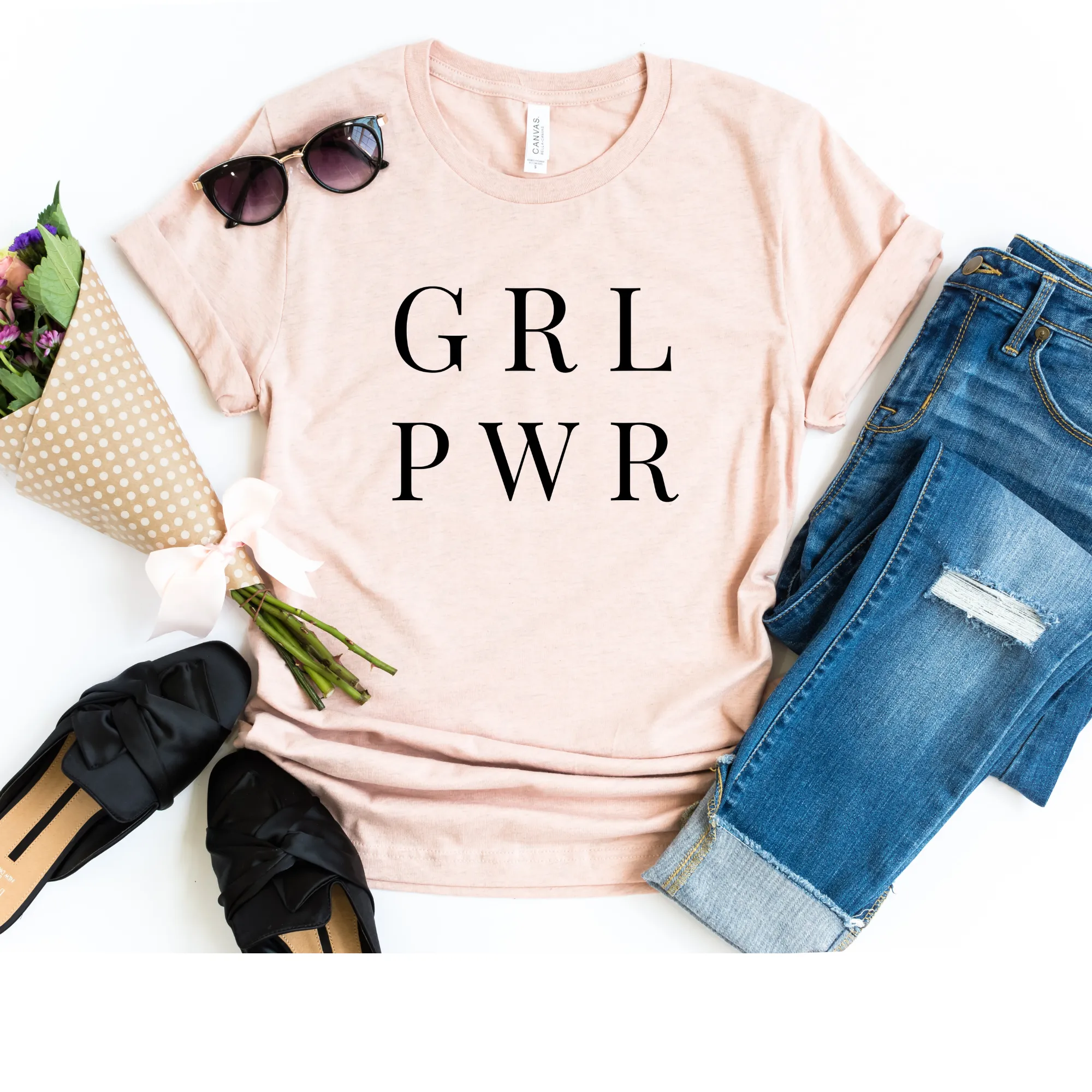GRL PWR Short Sleeve Unisex T Shirt