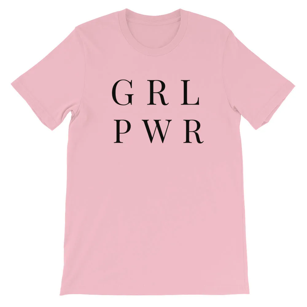 GRL PWR Short Sleeve Unisex T Shirt