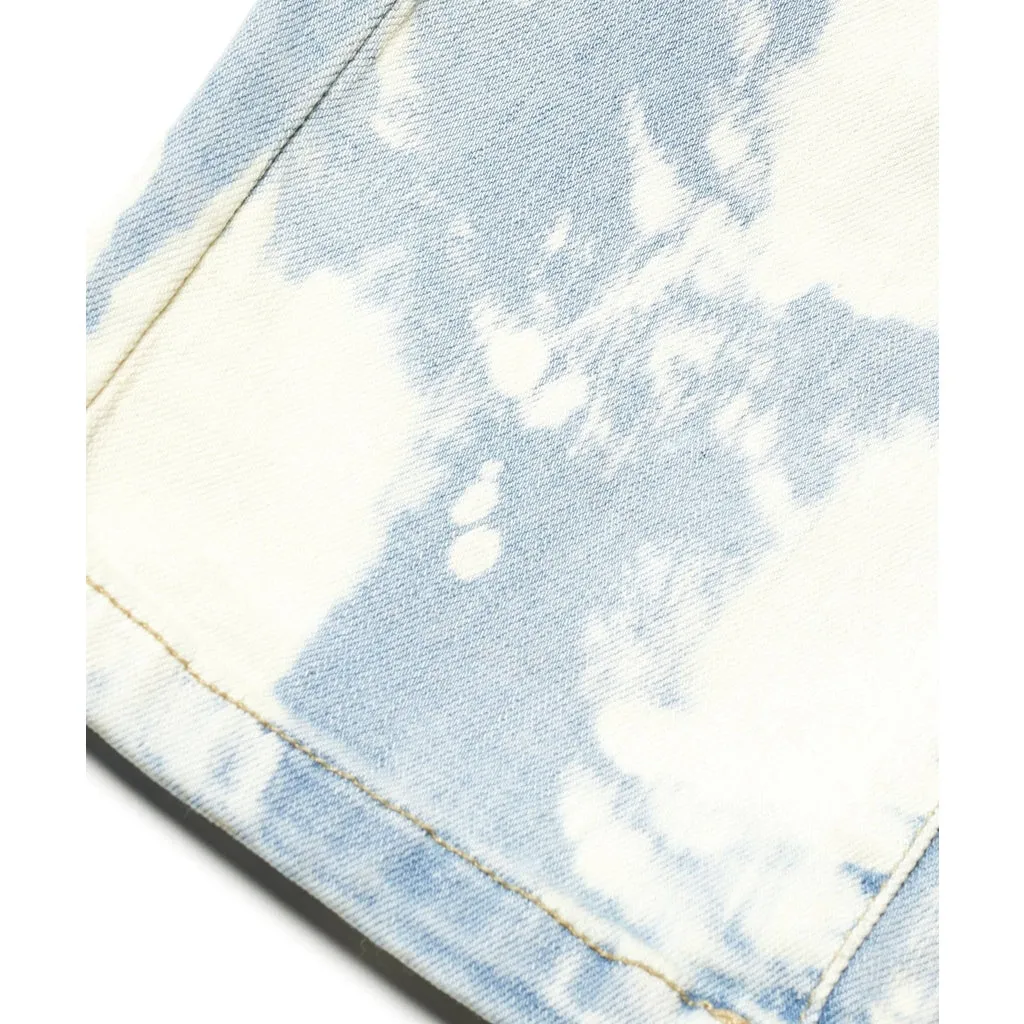 Heavy Fray Jeans - Mercer Blue