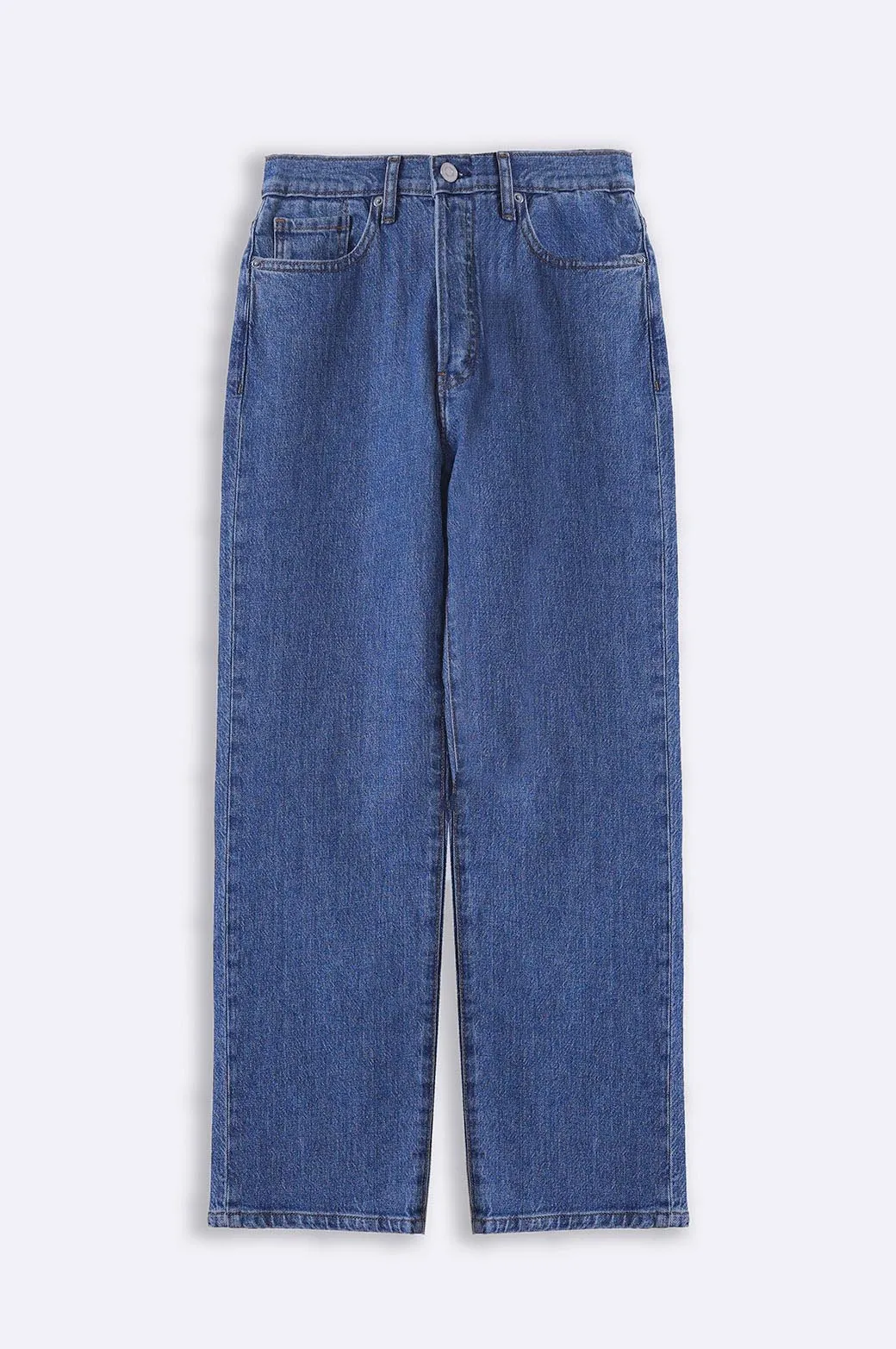 HIGH WAIST STRAIGHT JEANS