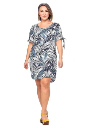 Linen Chiffon Dress