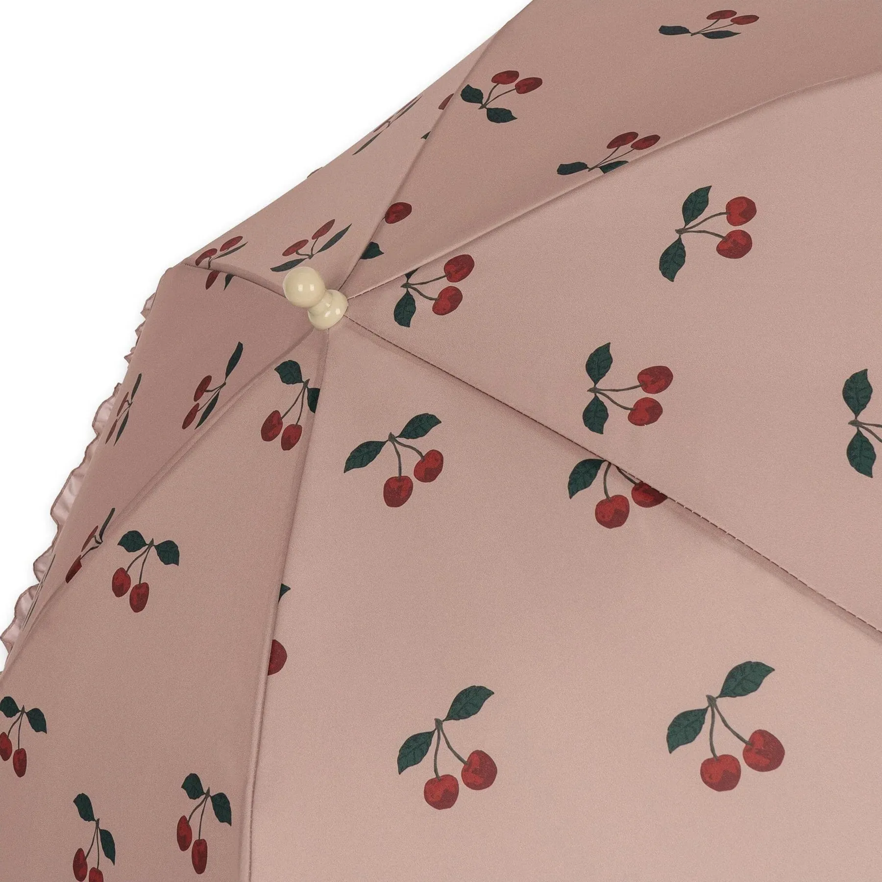 Ma Grande Cerise Blush Frill Umbrella