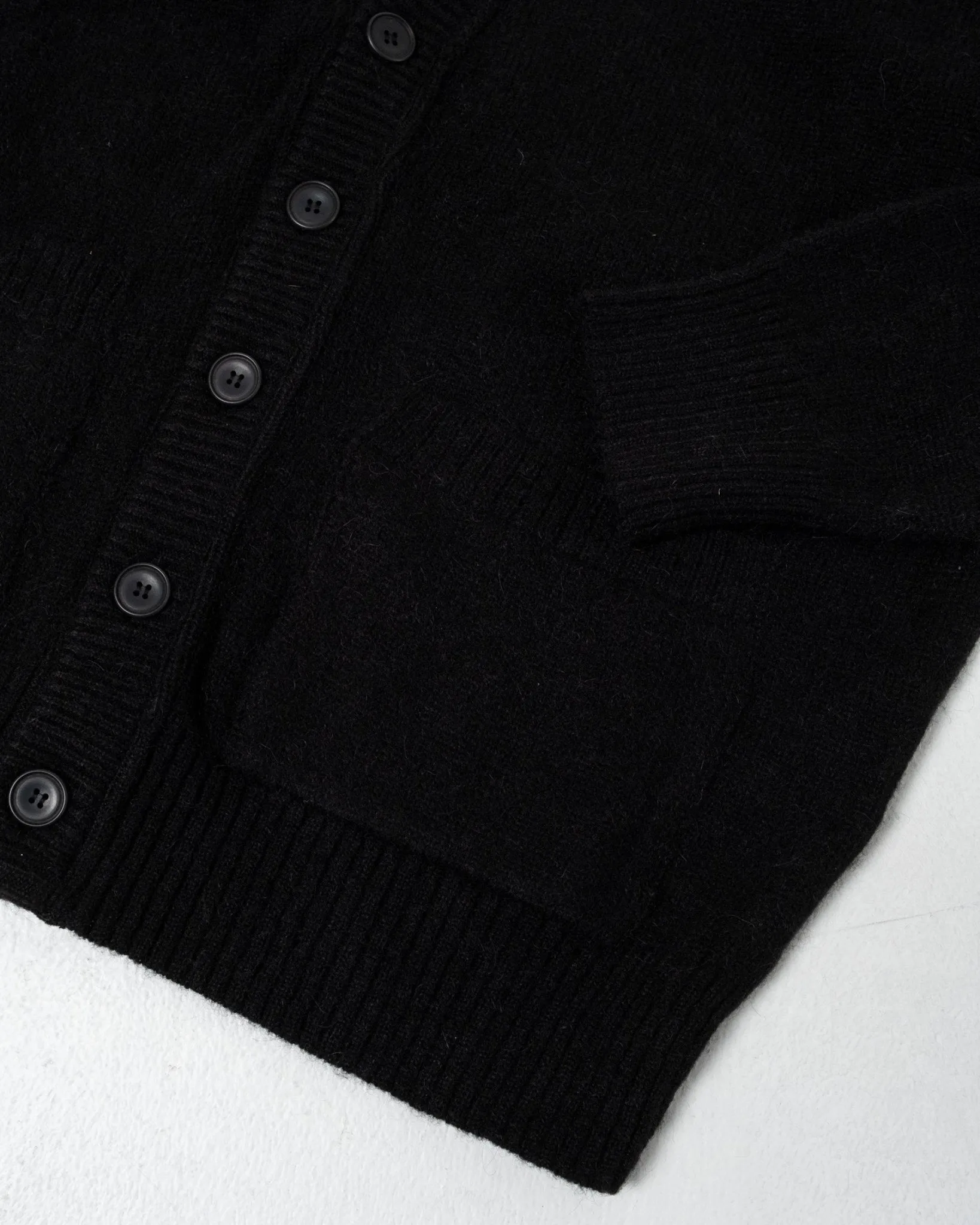 Manne Alpaca Cardigan Black