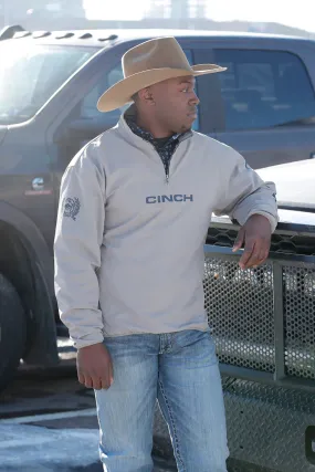 Mens Cinch Soft Shell Quarter-Zip Pullover Jacket