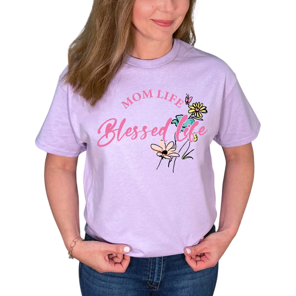 Mom Life Blessed Life T-Shirt