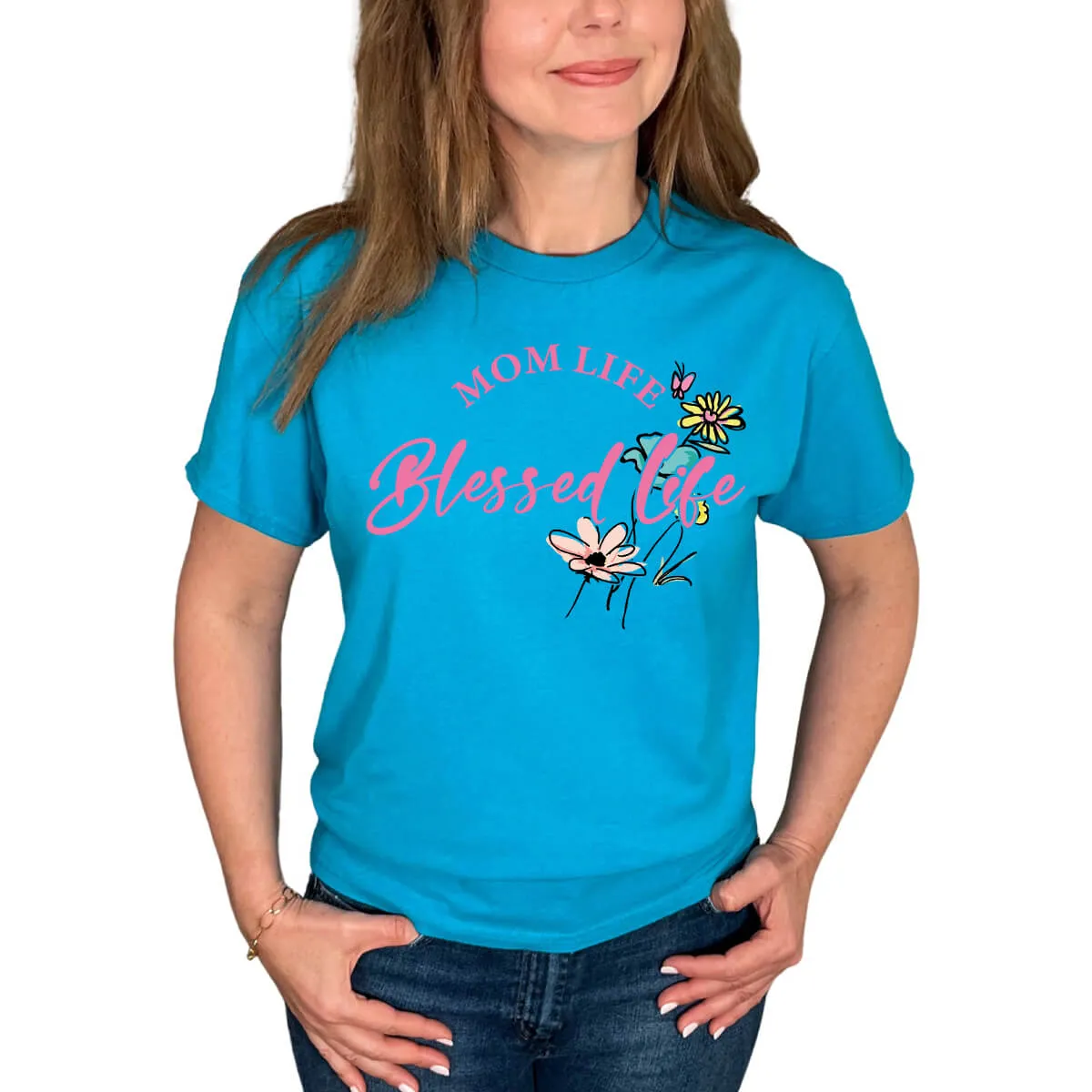 Mom Life Blessed Life T-Shirt