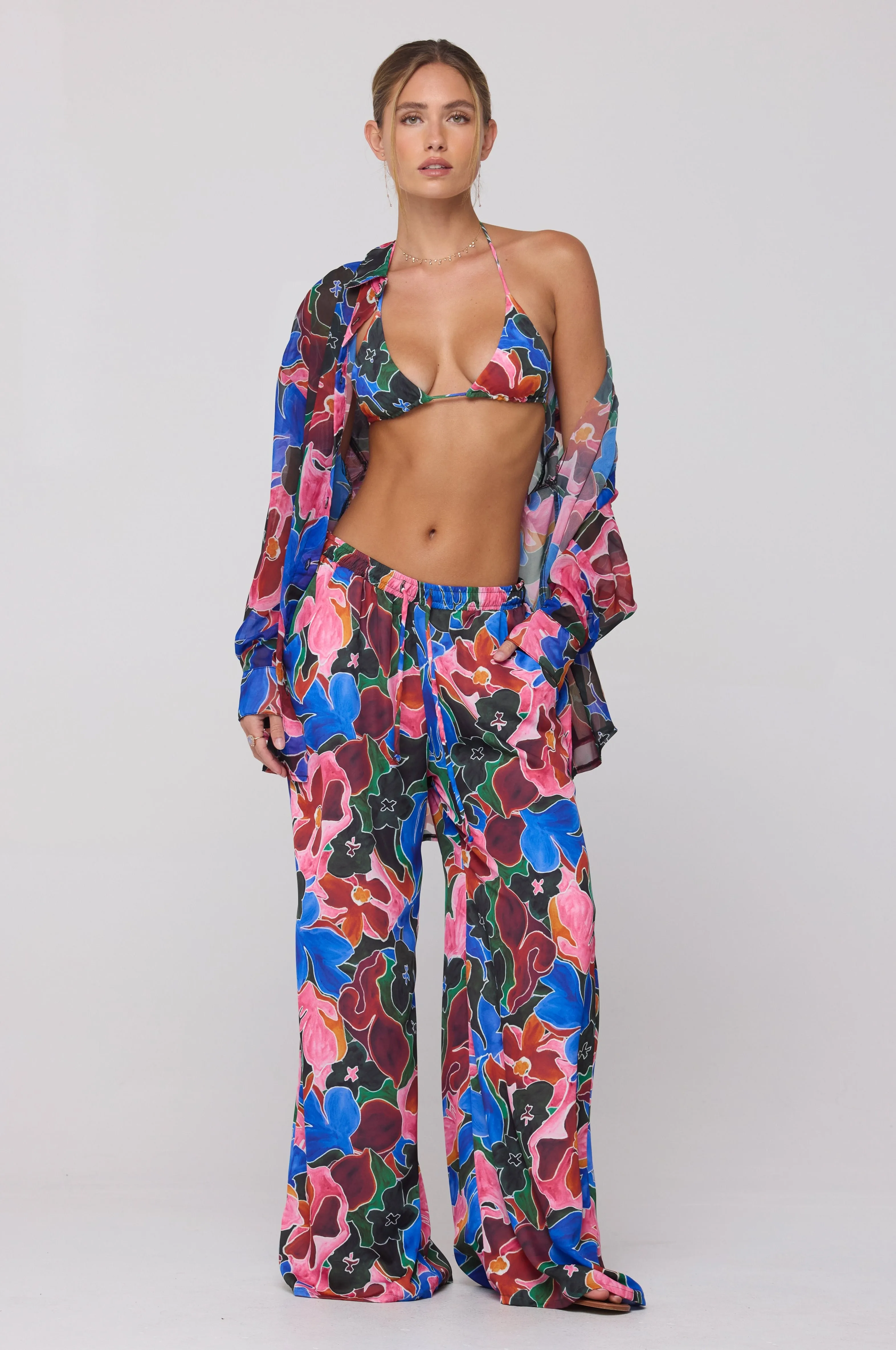 Monica Chiffon Blouse in Ares