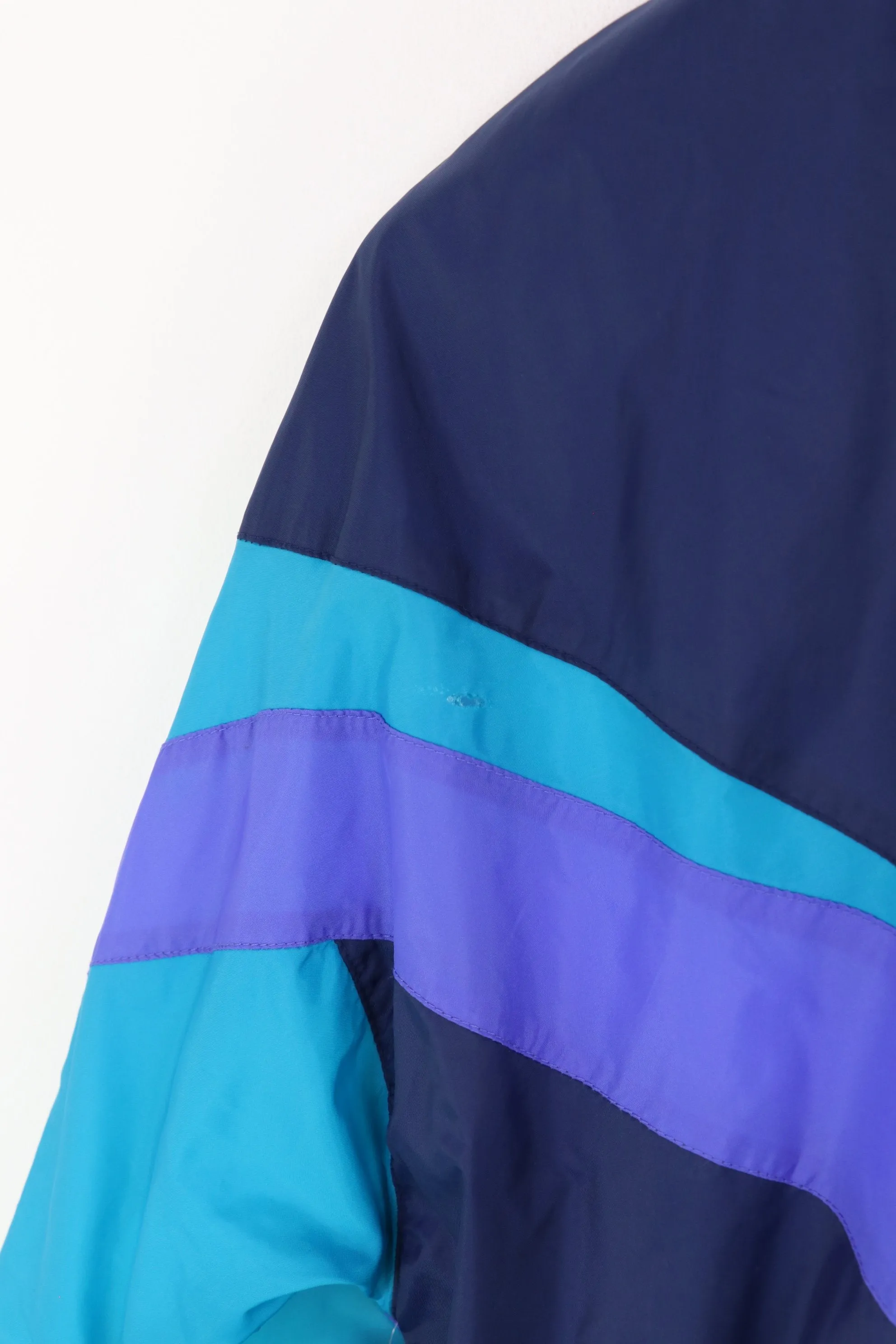 Nike Shell Suit Jacket Navy/Green Small