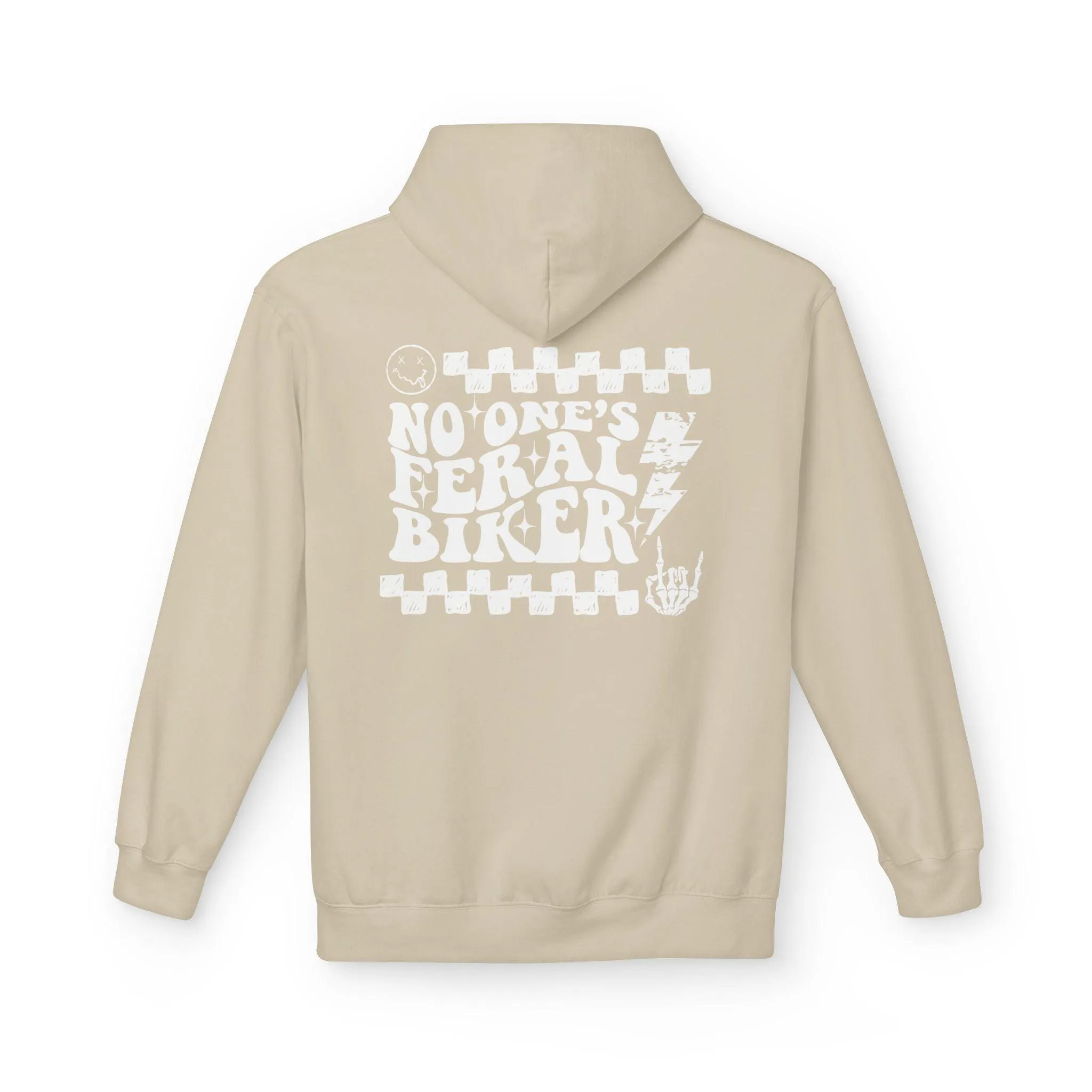 No One's Feral Biker Hoodie