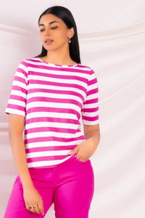 Pink Stripe Tee